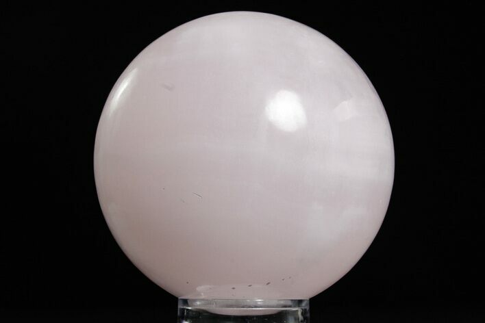 Polished Pink Manganoan (Mangano) Calcite Sphere - Fluorescent! #350171